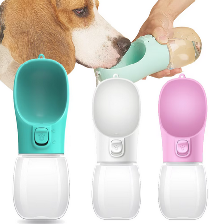 Garrafa Dispenser Pet Portátil 2 em 1