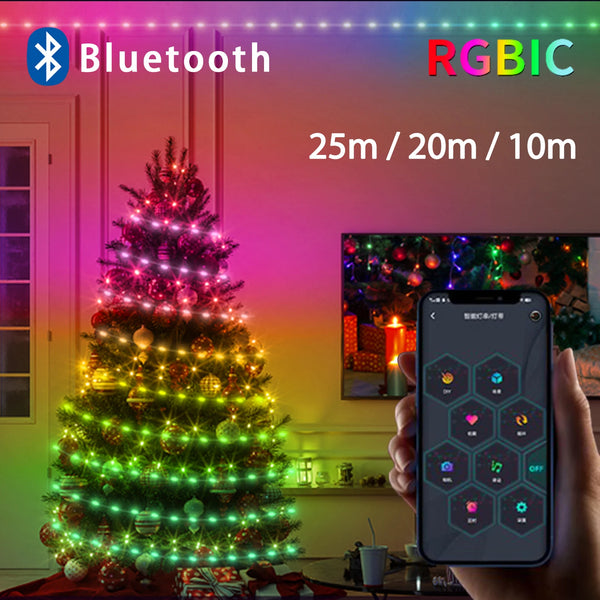 Luzes Mágicas de Natal Bluetooth